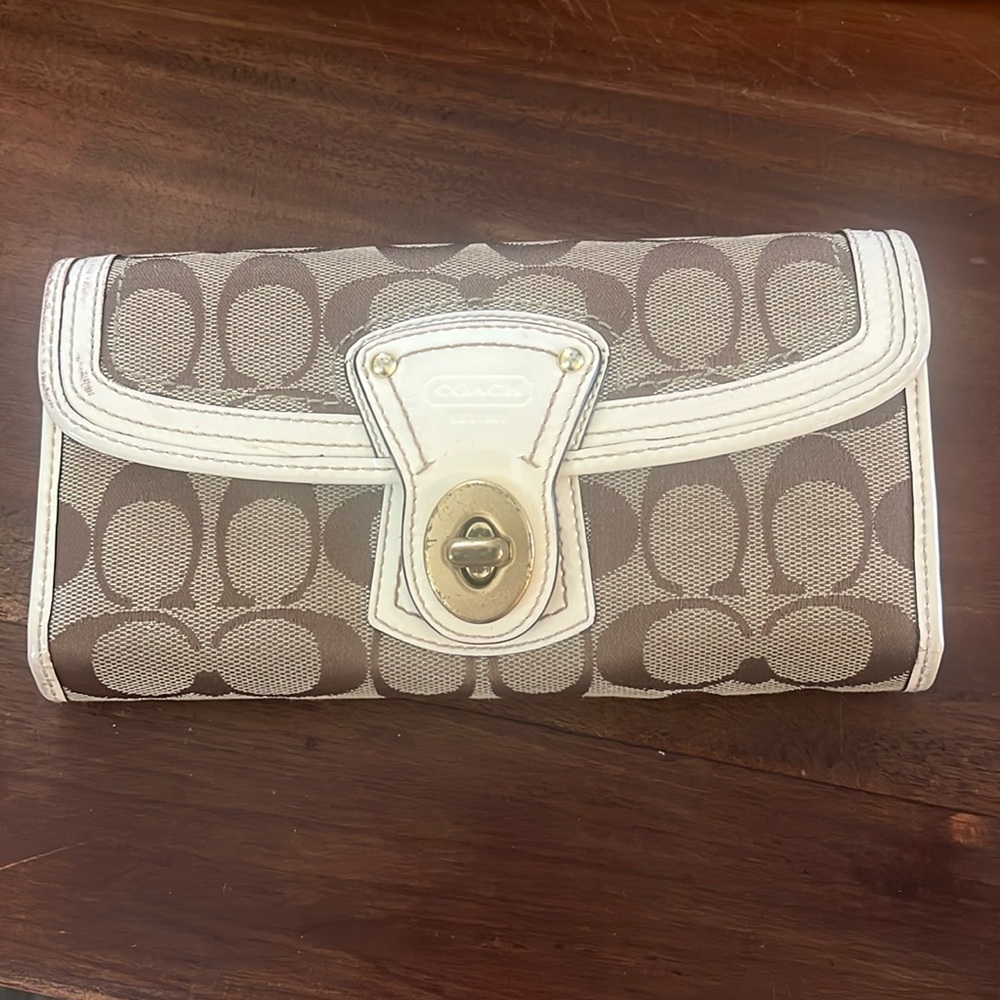 Coach print wallet